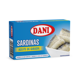 Sardinhas em óleo de girassol 120g