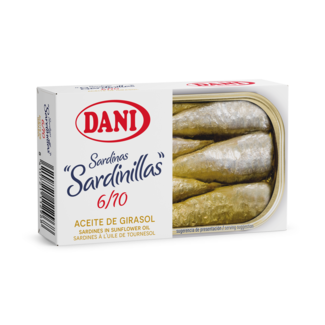 Small sardines in sunflower oil 90g