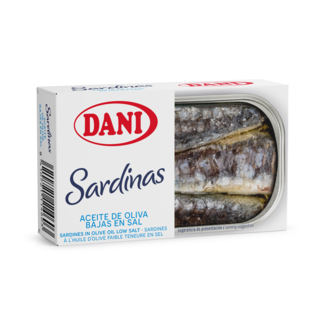 Sardines in olive oil (low salt) 120g