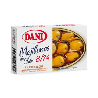 Mejillones "8-14" en escabeche 111g