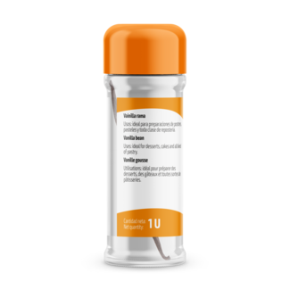 Side view - Left Vanilla bean (1u.)